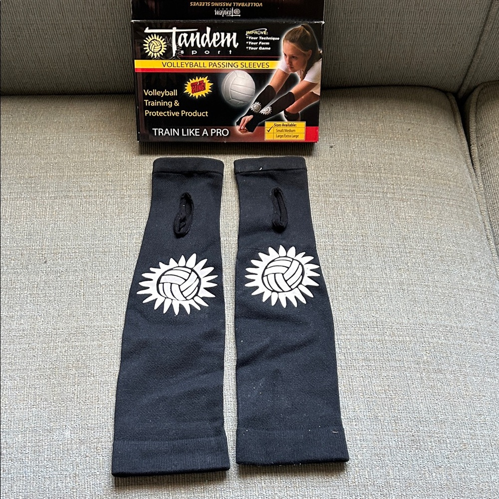 Black Volleyball Passing Sleeves